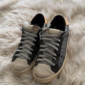 P448 John Glitter black Sneakers 38 or  7.5
